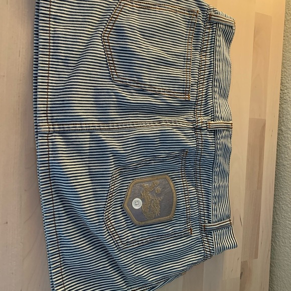 Authentic Gucci Mini Denim Micro Skirt - Picture 3 of 4